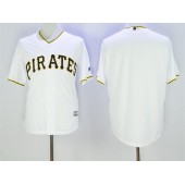 MLB Pittsburgh Pirates Blank White New Cool Base Men Jersey