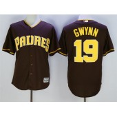 MLB San Diego Padres 19 Tony Gwynn Coffee New Cool Base Stitched Men Jersey