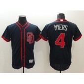 MLB San Diego Padres 4 Wil Myers Navy Blue Fashion Stars & Stripes 2016 Flexbase Independence Day Men Jersey