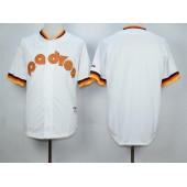 MLB San Diego Padres Blank 1984 Turn Back The Clock White Men Jersey