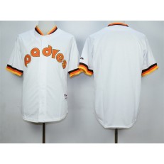MLB San Diego Padres Blank 1984 Turn Back The Clock White Men Jersey
