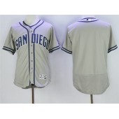 MLB San Diego Padres Blank Grey 2016 Flexbase Majestic Baseball Men Jersey