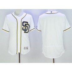 MLB San Diego Padres Retired Player Blank Home White 2016 Flexbase Majestic Baseball Men Jersey
