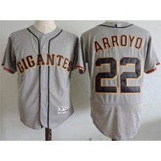MLB San Francisco Giants 22 Will Clark Grey Flexbase Authentic Collection Road Stitched Men Jersey