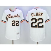 MLB San Francisco Giants 22 Will Clark White Flexbase Authentic Collection Cooperstown Stitched Baseball Men Jersey