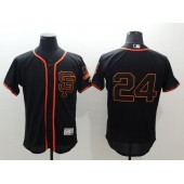 MLB San Francisco Giants 24 Willie Mays Black Flexbase Authentic Collection Alternate Stitched Baseball Men Jersey