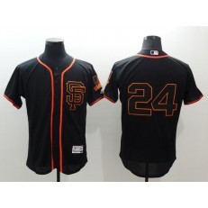 MLB San Francisco Giants 24 Willie Mays Black Flexbase Authentic Collection Alternate Stitched Baseball Men Jersey