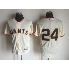 MLB San Francisco Giants 24 Willie Mays Cream Flexbase Authentic Collection Stitched Baseball Men Jersey