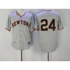 MLB San Francisco Giants 24 Willie Mays Grey Mitchell And Ness 1951 Throwback Stitched Men Jersey