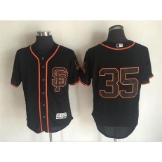 MLB San Francisco Giants 35 Brandon Crawford Black Flexbase Authentic Collection Alternate Stitched Baseball Men Jersey