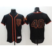 MLB San Francisco Giants 40 Madison Bumgarner Black Flexbase Authentic Collection Alternate Stitched Baseball Men Jersey