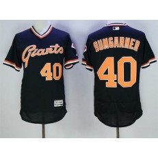 MLB San Francisco Giants 40 Madison Bumgarner Black Flexbase Authentic Collection Cooperstown Stitched Baseball Men Jersey