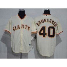 MLB San Francisco Giants 40 Madison Bumgarner Cream New Cool Base Stitched Men Jersey