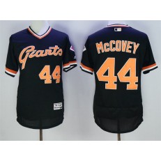MLB San Francisco Giants 44 Willie McCovey Black Flexbase Authentic Collection Cooperstown Stitched Baseball Men Jersey