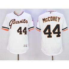 MLB San Francisco Giants 44 Willie McCovey White Flexbase Authentic Collection Cooperstown Stitched Baseball Men Jersey
