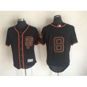 MLB San Francisco Giants 8 Hunter Pence Black Flexbase Authentic Collection Alternate Stitched Baseball Men Jersey