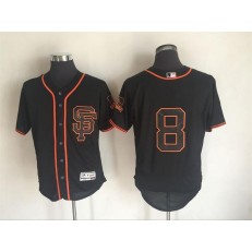 MLB San Francisco Giants 8 Hunter Pence Black Flexbase Authentic Collection Alternate Stitched Baseball Men Jersey