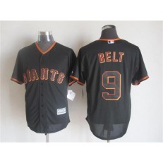 MLB San Francisco Giants 9 Matt Williams Alternate Black 2015 Cool Base Men Jersey