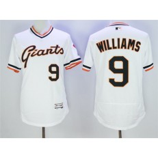 MLB San Francisco Giants 9 Matt Williams White Flexbase Authentic Collection Cooperstown Stitched Baseball Men Jersey