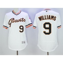MLB San Francisco Giants 9 Matt Williams White Flexbase Authentic Collection Cooperstown Stitched Baseball Men Jersey