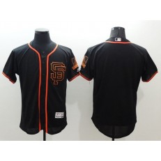 MLB San Francisco Giants Blank Black Flexbase Authentic Collection Alternate Stitched Baseball Men Jersey