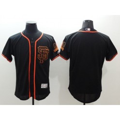 MLB San Francisco Giants Blank Black Flexbase Authentic Collection Alternate Stitched Baseball Men Jersey