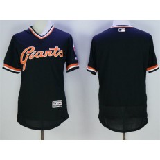 MLB San Francisco Giants Blank Black Flexbase Authentic Collection Cooperstown Stitched Baseball Men Jersey