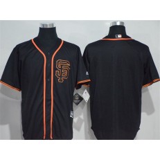 MLB San Francisco Giants Blank Black New Cool Base Alternate Stitched Men Jersey