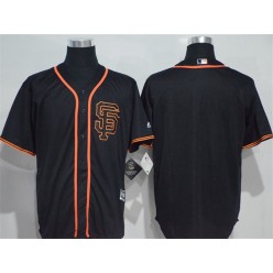 MLB San Francisco Giants Blank Black New Cool Base Alternate Stitched Men Jersey