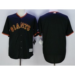 MLB San Francisco Giants Blank Black New Cool Base Men Jersey