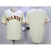 MLB San Francisco Giants Blank Cream New Cool Base Men Jersey