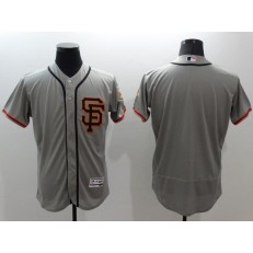 MLB San Francisco Giants Blank Grey Flexbase 2016 Player Men Jersey