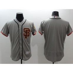 MLB San Francisco Giants Blank Grey Flexbase 2016 Player Men Jersey