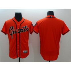 MLB San Francisco Giants Blank Orange Flexbase Authentic Collection Alternate Stitched Baseball Men Jersey