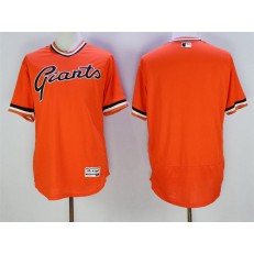 MLB San Francisco Giants Blank Orange Flexbase Authentic Collection Cooperstown Stitched Baseball Men Jersey