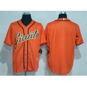 MLB San Francisco Giants Blank Orange New Cool Base Alternate Stitched Men Jersey