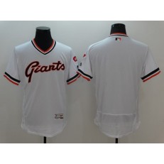 MLB San Francisco Giants Blank White Flexbase Authentic Collection Cooperstown Stitched Baseball Men Jersey