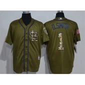 MLB St.Louis Cardinals 1 Green Salute to Service Men Jersey