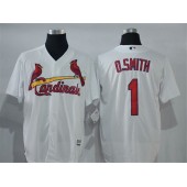 MLB St.Louis Cardinals 1 White New Cool Base Men Jersey