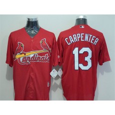 MLB St.Louis Cardinals 13 Matt Carpenter Red New Cool Base Men Jersey
