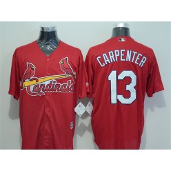 MLB St.Louis Cardinals 13 Matt Carpenter Red New Cool Base Men Jersey