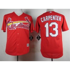 MLB St.Louis Cardinals 13 Matt Carpenter Red New Cool Base Stitched Men Jersey