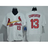 MLB St.Louis Cardinals 13 Matt Carpenter White Flexbase Authentic Collection Stitched Men Jersey