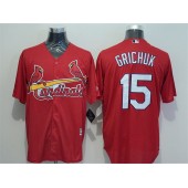 MLB St.Louis Cardinals 15 Randal Grichuk Red New Cool Base Men Jersey