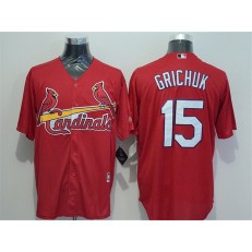 MLB St.Louis Cardinals 15 Randal Grichuk Red New Cool Base Men Jersey