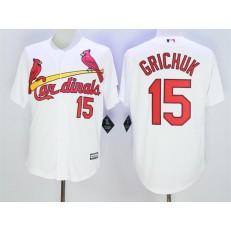 MLB St.Louis Cardinals 15 Randal Grichuk White New Cool Base Stitched Men Jersey