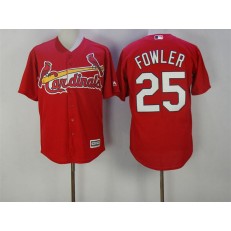 MLB St.Louis Cardinals 25 Dexter Fowler Red New Cool Base Stitched Men Jersey