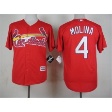 MLB St.Louis Cardinals 4 Red New Cool Base Stitched Men Jersey