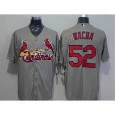 MLB St.Louis Cardinals 52 Michael Wacha Grey New Cool Base Stitched Men Jersey