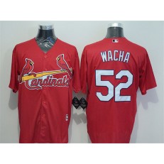 MLB St.Louis Cardinals 52 Michael Wacha Red New Cool Base Men Jersey
